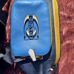 Coach belt bag, leather fanny pack